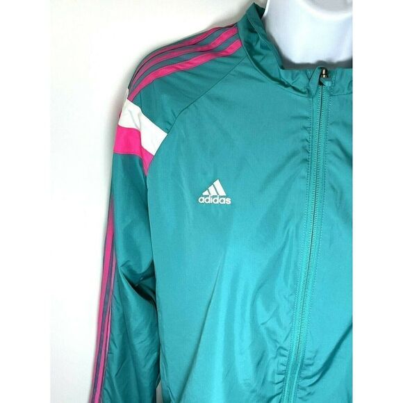 Adidas Boston Marathon Windbreaker Jacket Womens Large 2016 Unicorn Anthem - Picture 7 of 13